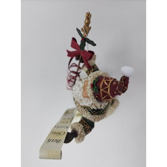 Vintage Home Interiors Classic Santa Clause Holding List New In Original Box - Picture 6 of 11